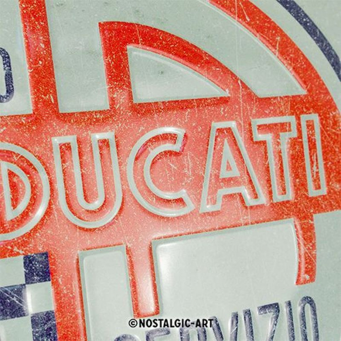 Blechschild Ducati Servizio 2